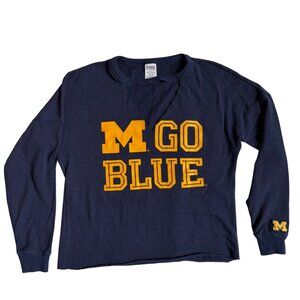 Pink by Victoria's Secret University of Michigan M GO BLUE Sweatshirt - Size XS